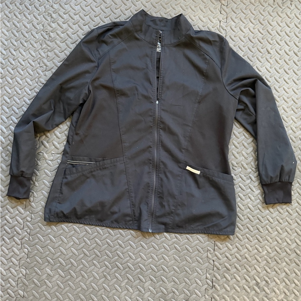 Cherokee Black Utility Zip Jacket